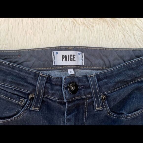 Women’s Dark blue Paige Hoxton ultra skinny jeans size 24 - Picture 8 of 9